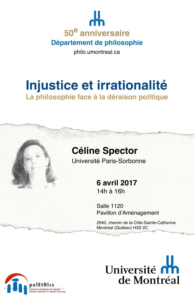 50e conférence de Céline Spector